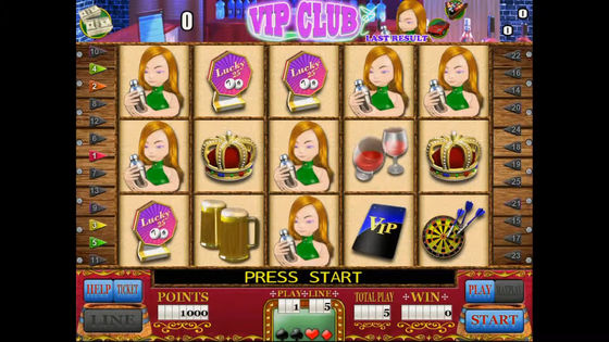 VIP Club Casino Playing Board Slot Game Machine For Adult