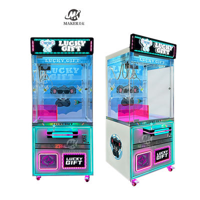 Expérience de jeu interactive à base de pièces de monnaie machine à main arcade pour jouets en peluche