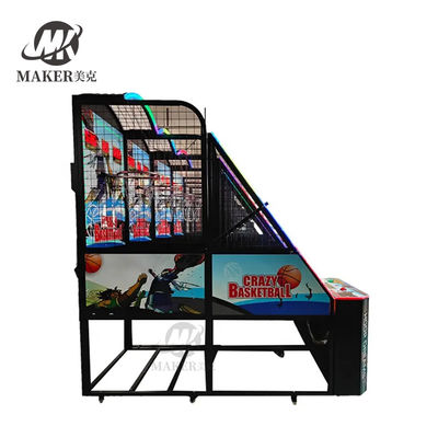 Fonctionnement de pièces électroniques à l'intérieur Compétences de tir Basketball fou Street Basketball tir Arcade Machine de jeu