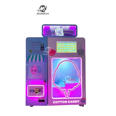 Nouveau design Commercial Haute rentabilité à l'extérieur Intelligent Marshmallow entièrement automatique Fabricant de bonbons de coton machine automatique