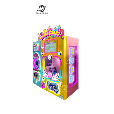 Machine à vendre de bonbons en coton automatique professionnelle fonctionnée par un robot électrique avec recette de bonbons en coton incluse