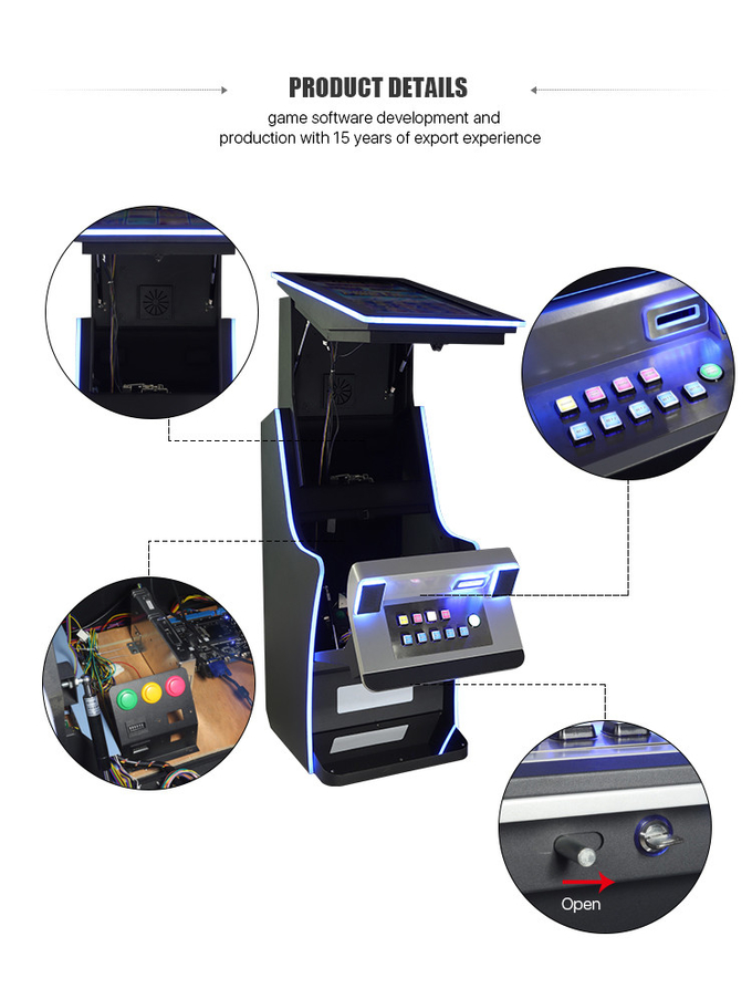 5 dans 1 jeu de jeu royal de Dx Multigame de panneau de machine à sous de casino 5
