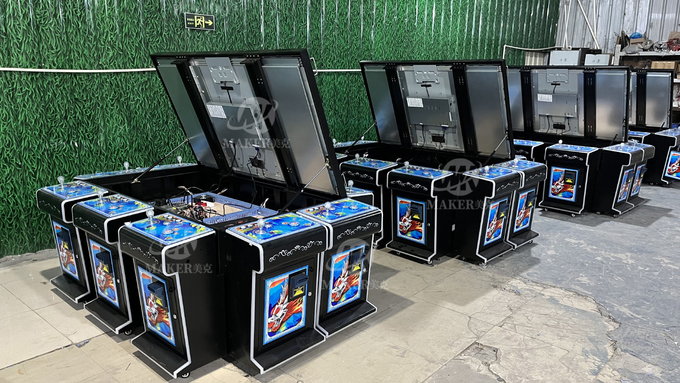 Cabinet à jetons 6 de 32 de pouce de tir de poissons de la machine 3 de joueurs jeux de Tableau